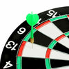 Dart Board 17 Inch Size Double Sided Dartboard For Family Game With 6 Dart 2021