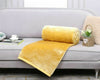 Cosy Fluffy Faux Fur Large Fleece Blanket Bed Sofa Throw Mink Double & King Size