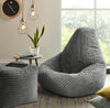 Jumbo Cord Beanbag Chair XL Large Bean Bag in Plush Jumbo Cord beanbags Highback