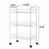 2-5 Tier Metal Vegetable Fruit Rack Stand Storage Holder Kitchen Corner Shelf