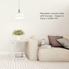 Adjustable Bed Sofa Side End Table C Shaped Coffee Tea Laptop Desk Trolly Tray