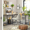 Computer Desk L-Shaped Gaming Office Workstation Corner Study Writing Table PC