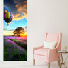 88cm Summer Lavender Door Stickers Murals Self-Adhesive Office Home Decor Gift