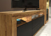TV Unit 160cm Modern Cabinet Stand Sideboard High Gloss/Matt Doors With Free LED