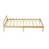 Single Bed Frame In White 3ft Solid Wooden Frame. Fits Single Mattress 190x90 cm