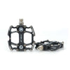 2X Mountain Bike Pedals Flat Platform Aluminum Alloy Sealed Bearing Pedals