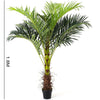 Artificial Potted Tree Palm/Bamboo/Flower Indoor Outdoor Realistic Plant Decor
