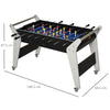 4.8ft Foosball Gaming Table For Both Indoor Outdoor Game Room Bars