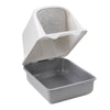 Hooded Cat Kitten Litter Tray Enclosed Pet Loo Toilet Box with Scoop Easy Clean