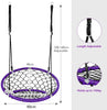 Net Hanging Swing Chair Kids Indoor Outdoor Play Equipment W/ Adjustable Ropes