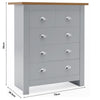 Modern Chest of Drawers Bedside Cabinet Wooden Storage Bedroom Furniture Home