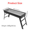 Portable BBQ Barbecue Grill Fire Pit Camping Charcoal Patio Party Garden Outdoor