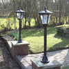 1.2m Solar Power Outdoor LED Security Lamp Post Light | Garden Path Driveway