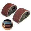 20 x Mixed Power Tool Sander Sanding Belt Belts 75mm x 457mm 40 60 80 120 Grit G