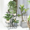 Metal Plant Stand Multilayer Flower Herbs Holder Flower Rack for Home Decoration