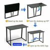 Small Foldable Computer Desk Folding Laptop Study Game PC Table Home Office UK