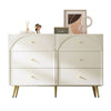 Bedroom Modern Chest of 6 Drawers White Storage Cabinet Home Bedside Furniture