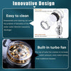 Shower Head Water Saving Flow 360° Rotating with Small Fan High Pressure Spray