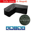 Waterproof Garden Rattan Corner Furniture Cover Outdoor Sofa Protect L Shape UK