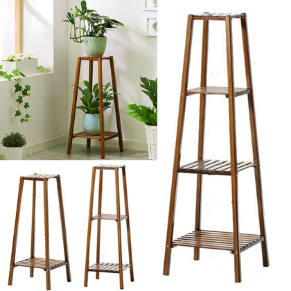 Tiers Corner Shelf Bookshelf Display Storag Stand Rack Ladder Shelf Home Office