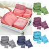 6PCS Luggage Organiser Suitcase Waterproof Storage Bags Packing Travel Cubes UK