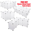 DIY Pet Playpen Metal Small Animals Cage Fence Indoor Outdoor