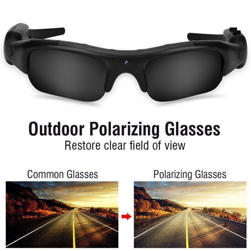 Spy sunglasses camera store audio video recorder