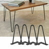 4PCS 8 INCH INDUSTRIAL STEEL HAIRPIN TABLE LEGS FOR DINING COFFEE STOOL DESK