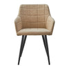 2 Pcs Dining Chairs Armchair PU / Velvet Kitchen Dining Room Restaurant Office