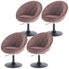 1/2/4/6x Bar Stools Kitchen Breakfast Swivel Counter Dining Chairs Velvet Metal