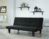 Fabric 3 Seater Sofa Bed Black, Grey, Teal and Charcoal Faux Suede Fabric