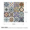 Flexiplus Mediterranean Tile Pattern Window Film Sticker Wallpaper Adhesive