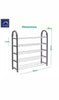 SHOE RACK Stand Storage Organiser Lightweight Compact SPACE SAVE Shelf Grey