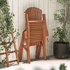 Adirondack Outdoor Garden Folding Acacia Hardwood Wooden Chair