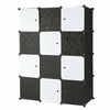 12Cube Organizer Stackable Plastic Cube Storage Shelves Design Multifunctional