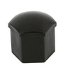 Set of 20 19mm BLACK WHEEL NUT BOLT COVERS CAPS FOR ANY CAR LOCKING