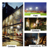 2PCS LED Floodlight 50W Outdoor Super Bright Security Waterproof Flood Light UK