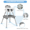 4 in 1 Baby Highchair Infant Feeding Seat Kids Table&Chair Set W/Adjustable Tray