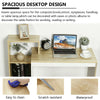 Computer Desk PC Laptop Table Workstation w/ 3 Book Shelf Office Study Home UK