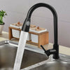 Black Kitchen Sink Taps Pull Out Spray Single Lever Swivel Spout Brass Mixer Tap