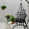 Hanging Hammock Chair Outdoor Indoor Garden Patio Rope Net Swing Macrame Seat UK