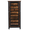 Retro Industrial Bedside Table Night Stand Storage Cabinet - Living Room Bedroom