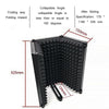 Foldable Microphone Isolation Shield Studio Mic Sound Foam Absorbing Reflector
