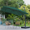 Outdoor Garden Parasol Banana Hanging Cantilever Umbrella Sun Shade Protection