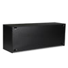 High Gloss TV Stand Black Unit Cabinet with RGB LED Light 2 Drawers 120cm Modern