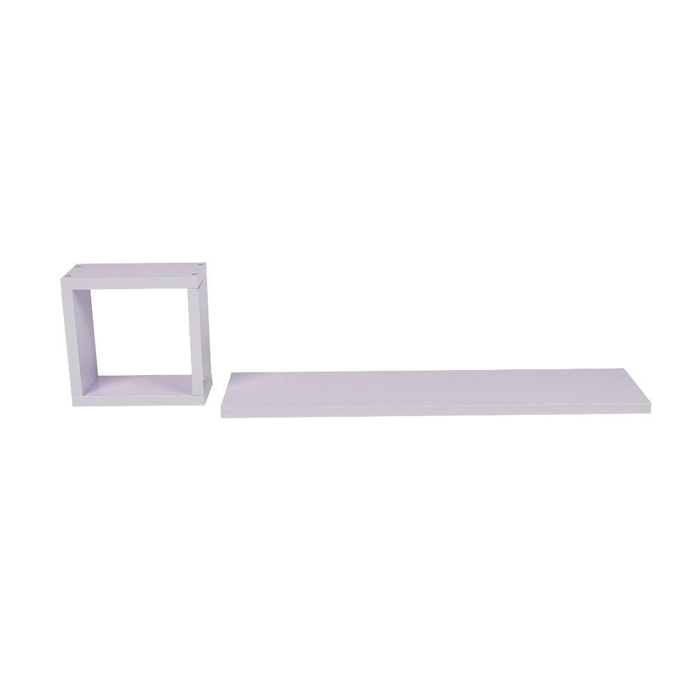 Set Of 6 Floating Wall Mounted Shelves Display Storage Shelf Home Decoration