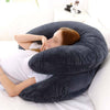 120CM Sizes Maternity Pregnancy Pillow Support U shaped pillow cotton+velvet