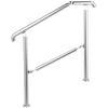1 to 3 Step Railing Stainless Steel Adjustable Outdoor Stair Handrail Deco