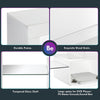 160cm High Gloss White TV Stand Cabinet Unit Doors Storage with RGB LED Cupboard