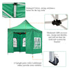 2m/3m Gazebo Marquee Heavy Duty Garden Tent Showerproof Full Side Curtains Party